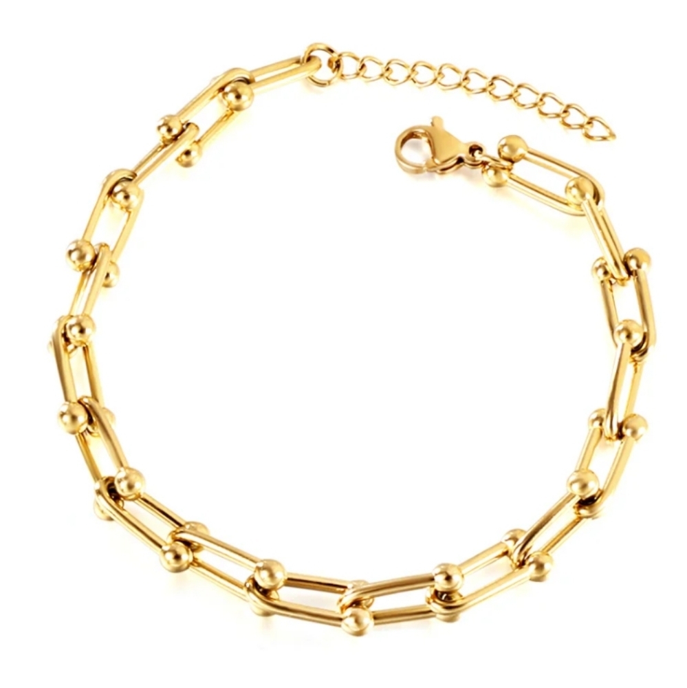 18k plated Gold Chain Bracelet